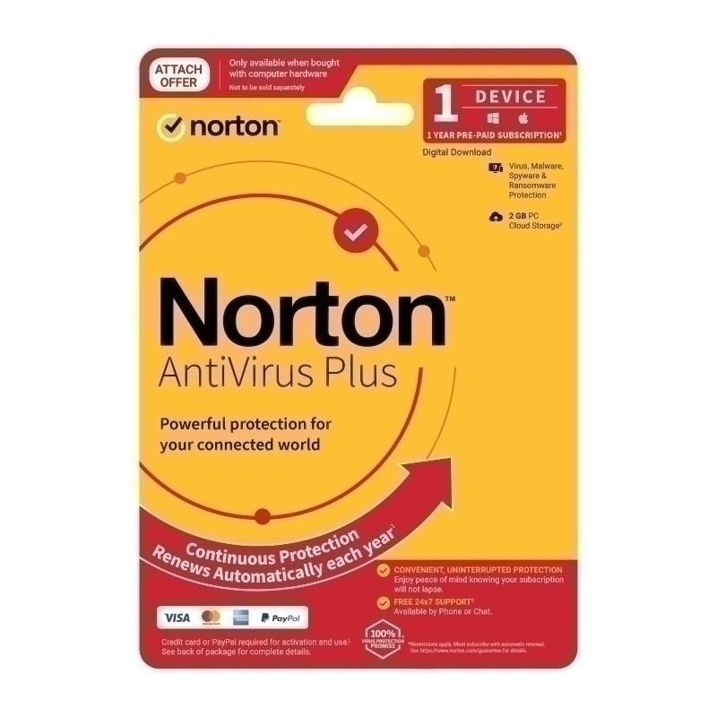 Norton AntiVirus 1U 1D 1 Yr - Mr Inky - Product