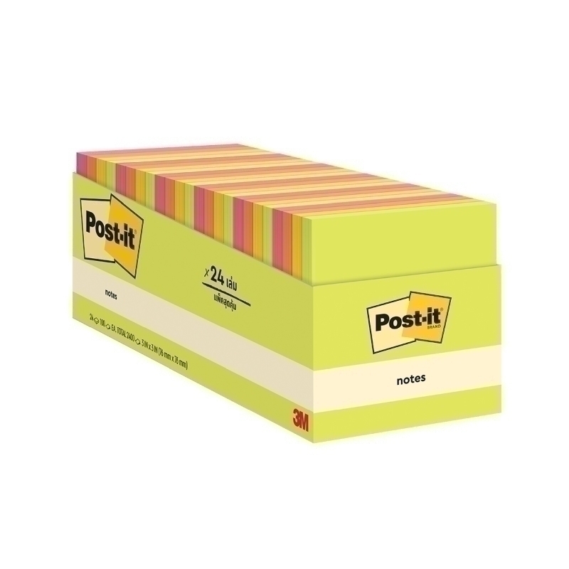 Post-It Notes 654-24ASST Bx24 - Mr Inky - Product