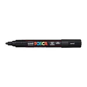 Posca PC-5M Med Blt Paint Blk