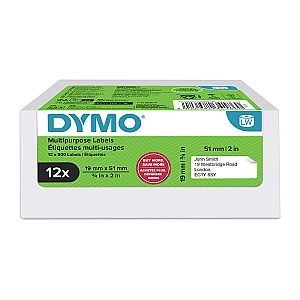 Dymo LW Multi Lbl 19x51mm Pk12