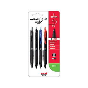 Uni-ball Signo 307 0.7mm 4pk