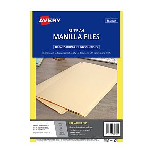 AV Manilla Folder Buff A4 Pk20