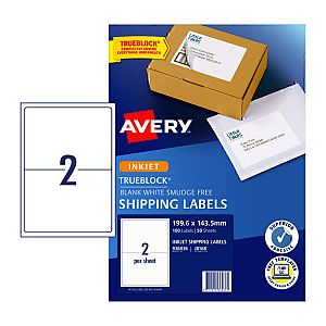 Avery IP Label J8168 2Up Pk50