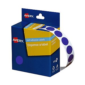 Avery Disp 14mm Blue Roll1050