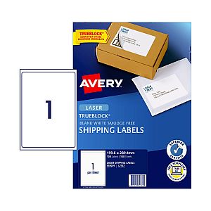 AV Laser Label L7167 1Up Pk100