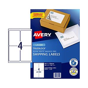 AV Lsr Lbl Shp L7169 4Up Pk100