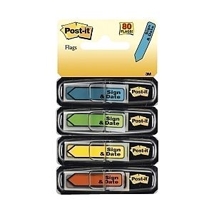 Post-It Sign Date 684-SD Bx6