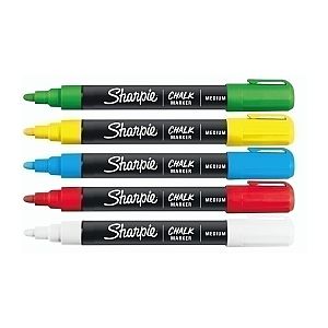 SH Chalk Wet Markr Ast Pk5 Bx4