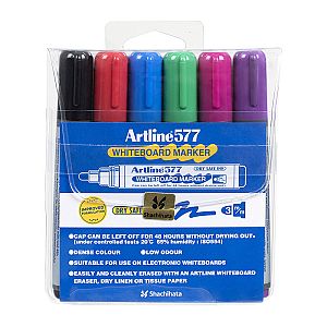 Artline 577 W/Brd Mkr Ast Wlt6