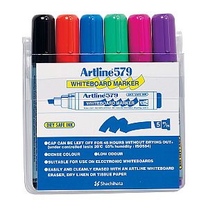 Artline 579 W/B Mrkr Asst Wlt6