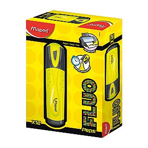 Maped Flu Highlighter Ylw Bx12